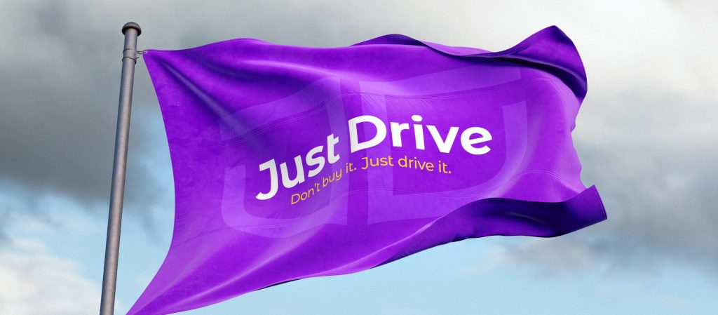 just drive car leasing flag